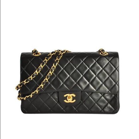 CHANEL Handbags - Chanel Lambskin Classic Double Flap Bag